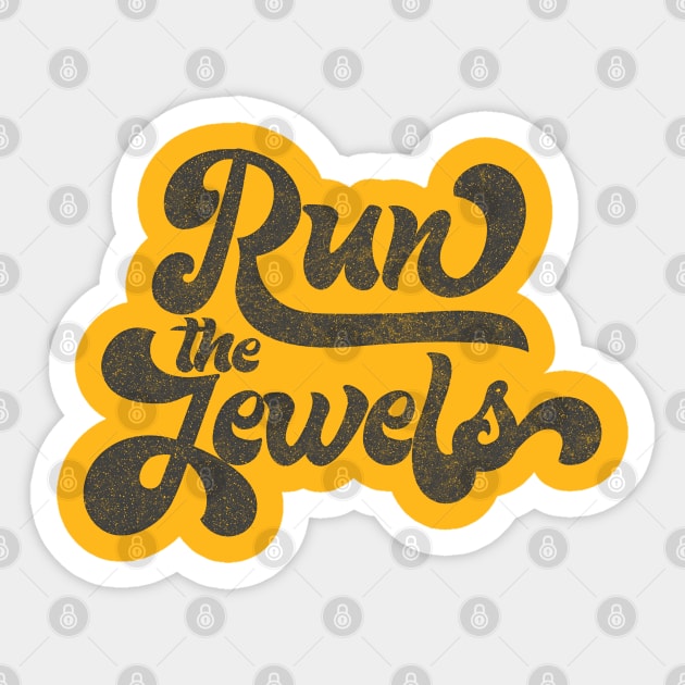 Run The Jewels ®µπ // Fan Art Design Sticker by DankFutura